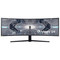 Moniteur 49 VA QLED 240 Hz 32/9 HDR 1000 5120 x 1440 px 1 ms DisplayPort / HDMI Pied réglable Rotation Bords extra fins Hub USB Compatible G Sync